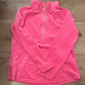 Lilly Pulitzer Bright Pink Fleece Jacket